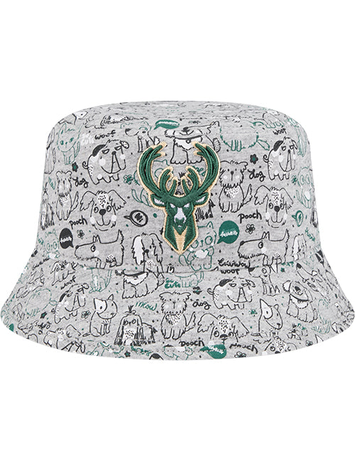 Toddler New Era Milwaukee Bucks Companion Bucket Hat-front