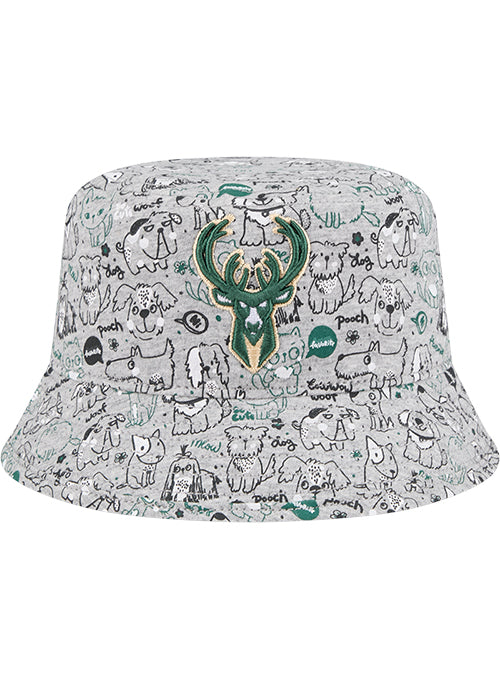 Toddler New Era Milwaukee Bucks Companion Bucket Hat-front