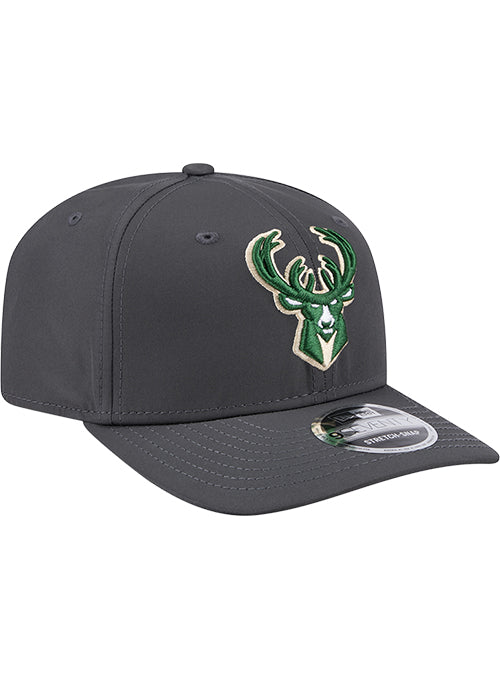 New Era 9Seventy Stretch Icon Milwaukee Bucks Snapback Hat-angled right