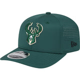 New Era 9Seventy Perform Milwaukee Bucks Snapback Hat-angled left