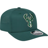 New Era 9Seventy Perform Milwaukee Bucks Snapback Hat-angled right