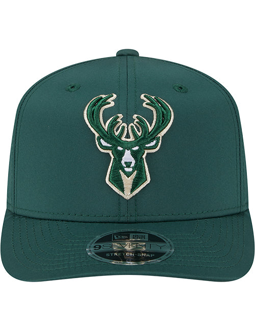 New Era 9Seventy Perform Milwaukee Bucks Snapback Hat-front