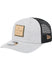 New Era 9Seventy Heather Patch Milwaukee Bucks Trucker Snapback Hat-angled left