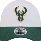 New Era 9Forty 2-Tone Color Dash Milwaukee Bucks Adjustable Hat-front