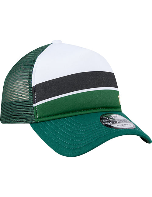 New Era 9Forty Colorblock Milwaukee Bucks Trucker Adjustable Hat-angled right