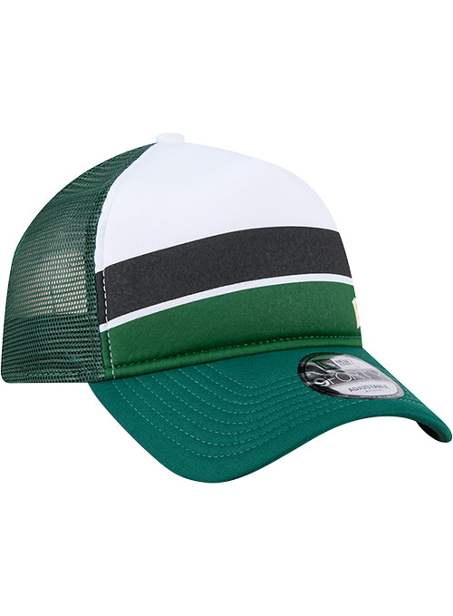 New Era 9Forty Colorblock Milwaukee Bucks Trucker Adjustable Hat-angled right