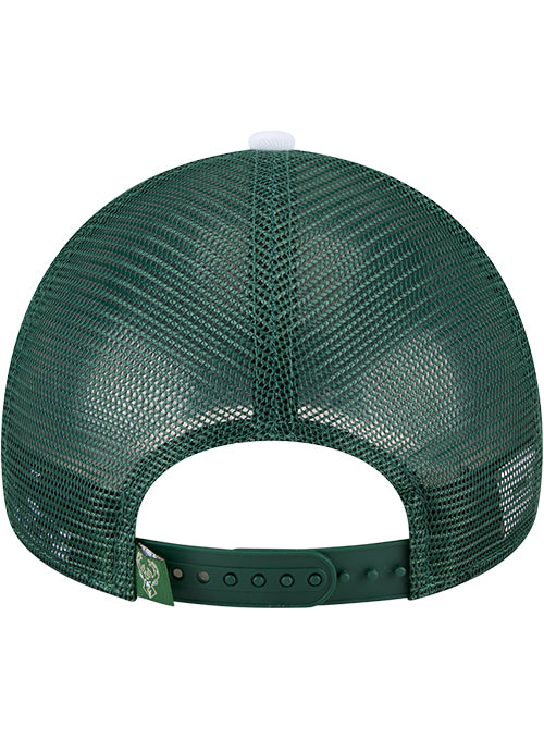 New Era 9Forty Colorblock Milwaukee Bucks Trucker Adjustable Hat-back