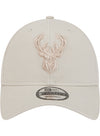 New Era 9Twenty Stone Color Pack Milwaukee Bucks Snapback Hat-front