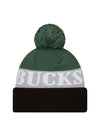 New Era Cuff Pom Shaded Milwaukee Bucks Knit Hat-back