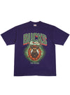 Bucks In Six x Unfinished Legacy Dynamic Fusion Purple Milwaukee Bucks T-Shirt-flat front 