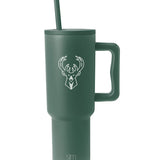 Simple Modern Trek 40oz Milwaukee Bucks Forest Green Tumbler