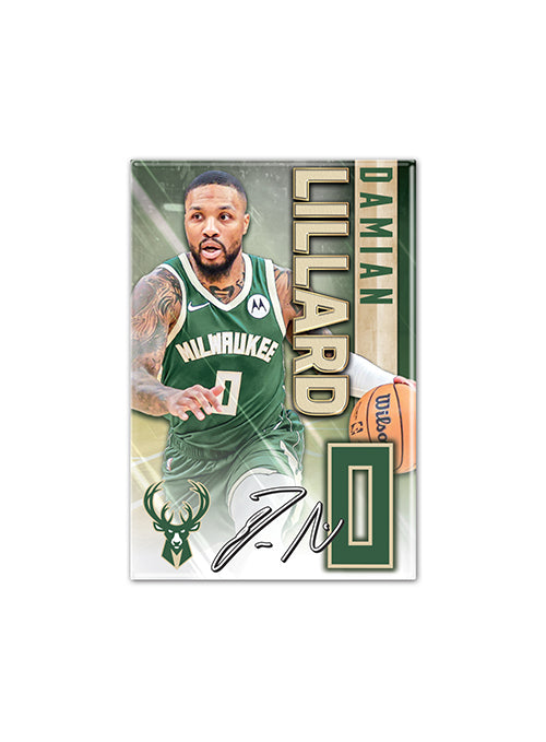 Wincraft Damian Lillard Milwaukee Bucks Magnet