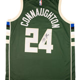 Signed Nike Icon Edition Pat Connaughton Milwaukee Bucks Swingman Jersey-back