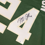 Signed Nike Icon Edition Pat Connaughton Milwaukee Bucks Swingman Jersey-signature