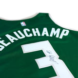 Signed Nike Icon Edition Marjon Beauchamp Milwaukee Bucks Swingman Jersey-signature