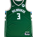 Signed Nike Icon Edition Marjon Beauchamp Milwaukee Bucks Swingman Jersey-front