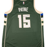 Signed Nike Icon Edition Cameron Payne Milwaukee Bucks Swingman Jersey-back