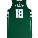 Player-Issued Nike Icon Edition Trevor Lacey Milwaukee Bucks Authentic Jersey-back