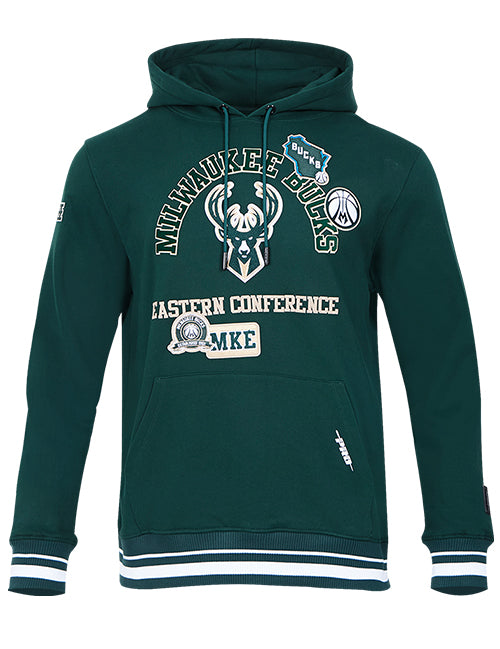 Pro Standard Area Code Milwaukee Bucks Hooded Sweatshirt-front