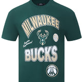 Pro Standard Turn It Up Milwaukee Bucks T-Shirt-front