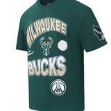 Pro Standard Turn It Up Milwaukee Bucks T-Shirt-angled front