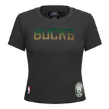 Women's Pro Standard Jewels Milwaukee Bucks T-Shirt-front