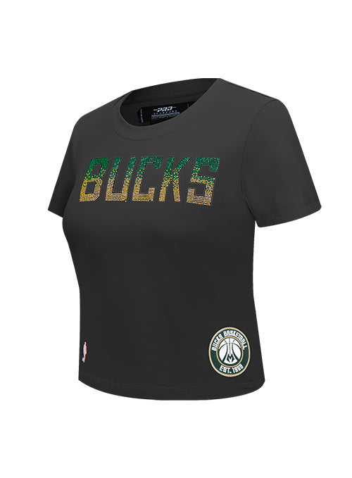 Women's Pro Standard Jewels Milwaukee Bucks T-Shirt-angled front