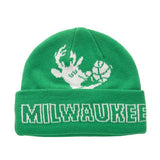 Mitchell & Ness Milwaukee Bucks Swagger Knit Hat-front