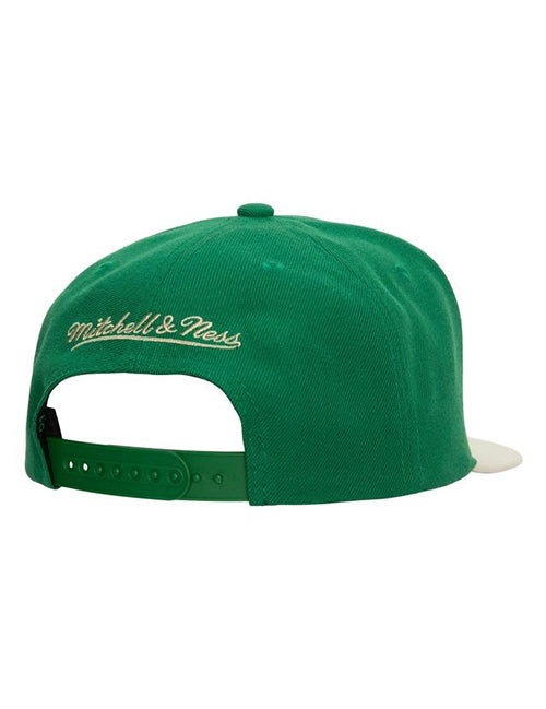 Mitchell & Ness Two-Tone Team Milwaukee Bucks Snapback Hat-back