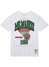 Mitchell & Ness HWC '68 Logo Swagger Milwaukee Bucks T-Shirt-front