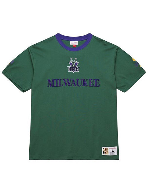 Mitchell & Ness HWC '93 Primetime Milwaukee Bucks T-Shirt-front