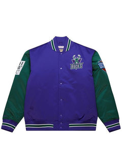 Mitchell & Ness Milwaukee Bucks HWC '93 Primetime Satin Jacket-front