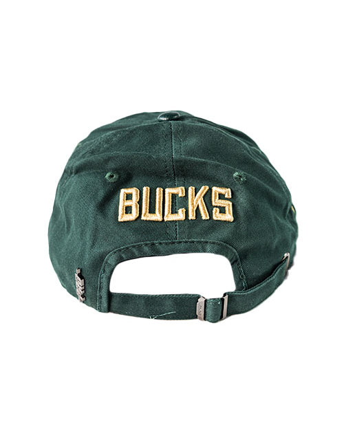 Pro Standard Milwaukee Bucks Green Classic Dad Adjustable Hat-back