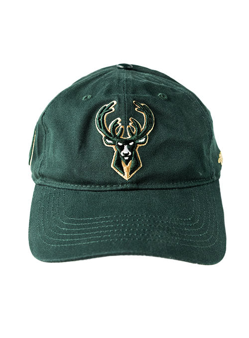Pro Standard Milwaukee Bucks Green Classic Dad Adjustable Hat-front