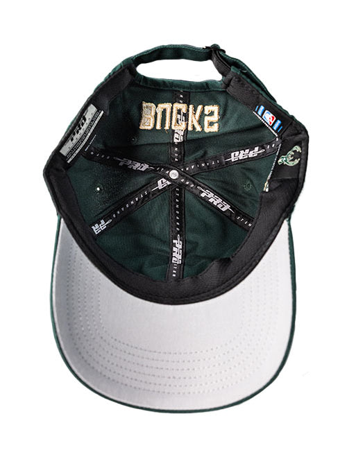 Pro Standard Milwaukee Bucks Green Classic Dad Adjustable Hat-UV