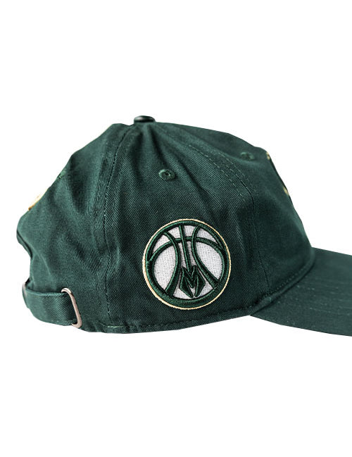 Pro Standard Milwaukee Bucks Green Classic Dad Adjustable Hat-patch
