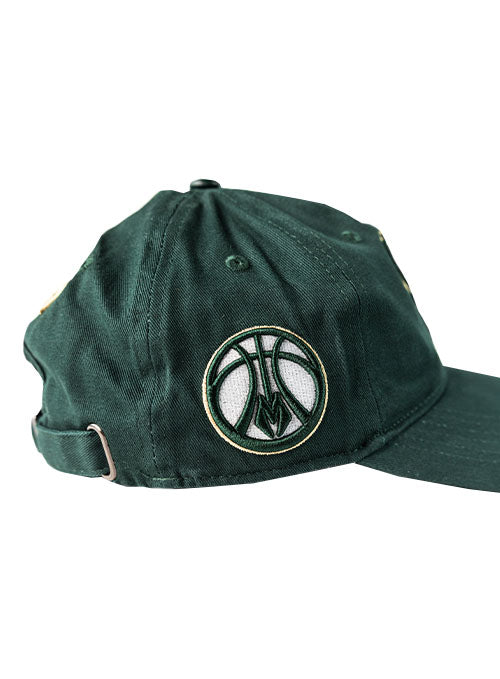 Pro Standard Milwaukee Bucks Green Classic Dad Adjustable Hat-patch