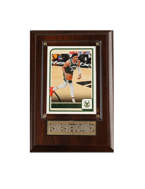 2023-2024 Giannis Antetokounmpo Milwaukee Bucks Trading Card Plaque