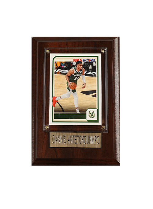 2023-2024 Giannis Antetokounmpo Milwaukee Bucks Trading Card Plaque