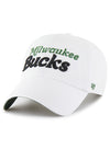 Women's '47 Brand Pensacola Arena Clean Up Milwaukee Bucks Adjustable Hat-angled left