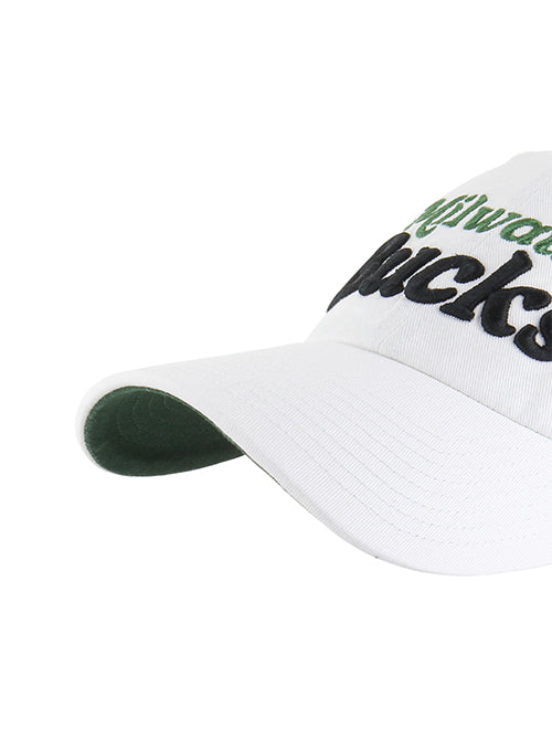 Women's '47 Brand Pensacola Arena Clean Up Milwaukee Bucks Adjustable Hat-UV