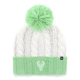 Women's '47 Brand Luminance Pom Milwaukee Bucks Cuff Knit Hat