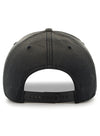 '47 Brand Dusted Hitch Black Milwaukee Bucks Snapback Hat-back