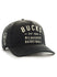 '47 Brand Dusted Hitch Black Milwaukee Bucks Snapback Hat-angled right 