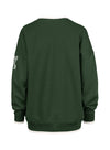 Women's '47 Brand Milwaukee Bucks Wax Pack Daze Crewneck Sweatshirt-back