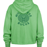 Women's '47 Brand Milwaukee Bucks Luminance Venice Hooded Sweatshirt-back