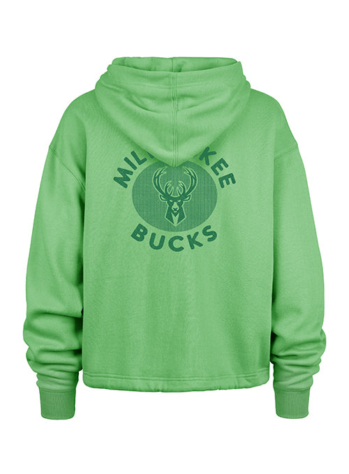 Women's '47 Brand Milwaukee Bucks Luminance Venice Hooded Sweatshirt-back