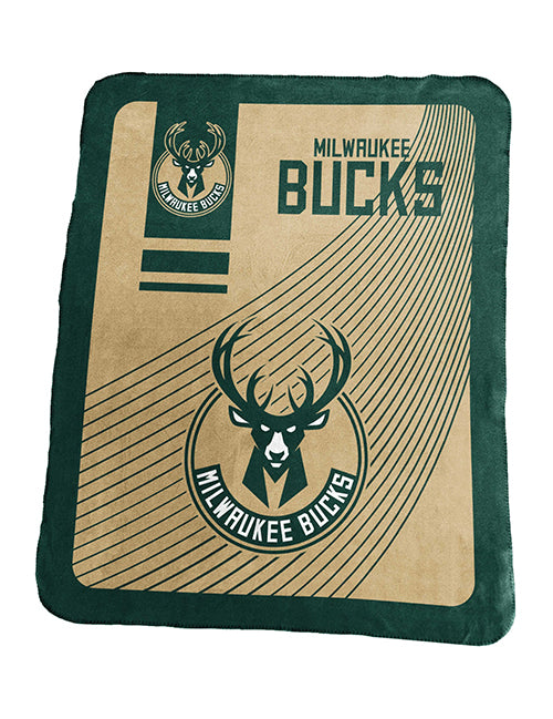 Logo Brands 50" X 60" Milwaukee Bucks Fleece Blanket