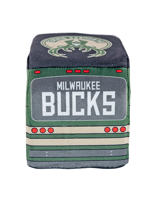 Uncanny Brands Milwaukee Bucks 8'' Giannis and Damian Bus Plush Toy-back