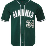 Pro Standard Giannis Antetokounmpo Milwaukee Bucks Baseball Mesh Jersey-front